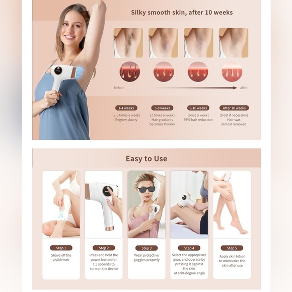 IPL Hair Removal Device New - Used Only Once! - Picture 11 of 12